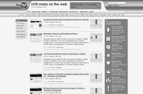 Steve Falcon - YouMob Home Page